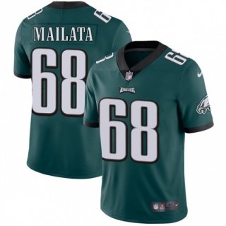 Nike Philadelphia Eagles #68 Jordan Mailata Green Vapor Untouchable Limited Jersey