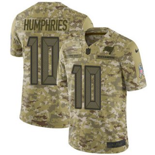 Nike Buccaneers #10 Adam Humphries Camo Men's Stitched NFL Limited 2018 Salute To Service Jersey