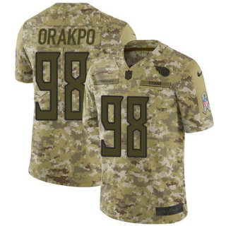 Nike Titans #98 Brian Orakpo Camo Men's Stitched NFL Limited 2018 Salute To Service Jersey