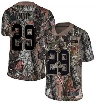 Nike Broncos #29 Bradley Roby Camo Men's Stitched NFL Limited Rush Realtree Jersey