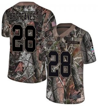 Nike Buccaneers #28 Vernon Hargreaves III Camo Men's Stitched NFL Limited Rush Realtree Jersey