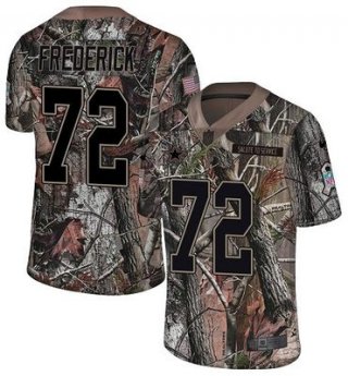 Nike Cowboys #72 Travis Frederick Camo Men's Stitched NFL Limited Rush Realtree Jersey