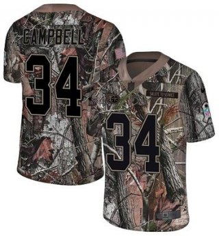 Nike Titans #34 Earl Campbell Camo Men's Stitched NFL Limited Rush Realtree Jersey