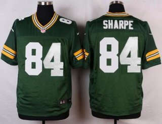 Men's Green Bay Packers #84 Sterling Sharpe Green Retired Player NFL Nike Elite Jersey