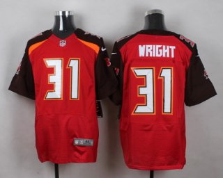 Men's Tampa Bay Buccaneers #31 Major Wright Red Team Color NFL Nike Elite Jersey