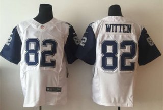 Nike Cowboys 82 Jason Witten White Color Rush Elite Jersey