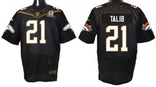 Men's Denver Broncos #21 Aqib Talib Black 2016 Pro Bowl Nike Elite Jersey