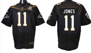 Men's Atlanta Falcons #11 Julio Jones Black 2016 Pro Bowl Nike Elite Jersey