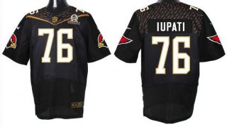 Men's Arizona Cardinals #76 Mike Iupati Black 2016 Pro Bowl Nike Elite Jersey