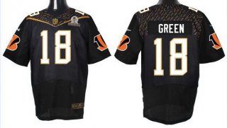 Men's Cincinnati Bengals #18 A.J. Green Black 2016 Pro Bowl Nike Elite Jersey