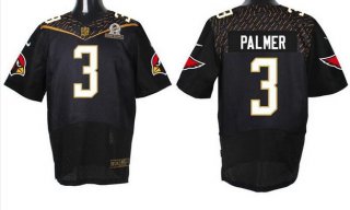 Men's Arizona Cardinals #3 Carson Palmer Black 2016 Pro Bowl Nike Elite Jersey