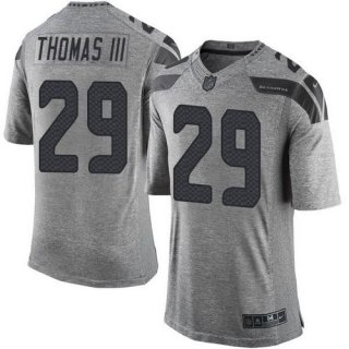 Nike Seahawks #29 Earl Thomas III Gray Men's Stitched NFL Limited Gridiron Gray Jersey