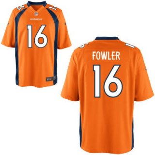 Men's Denver Broncos #16 Bennie Fowler Orange Team Color NFL Nike Elite Jersey