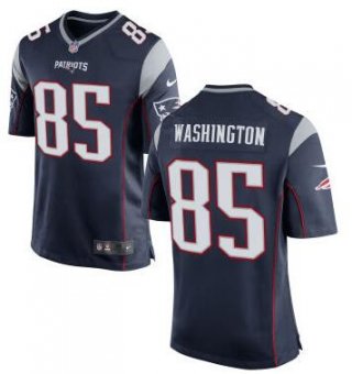 Men's New England Patriots #85 Nate Washington Navy Blue Team Color 2015 NFL Nike Elite Jersey