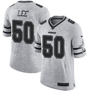 Nike Cowboys #50 Sean Lee Gray Men's Stitched NFL Limited Gridiron Gray II Jersey