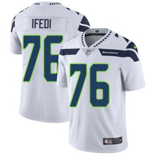 Nike Seattle Seahawks #76 Germain Ifedi White Men's Stitched NFL Vapor Untouchable Limited Jersey