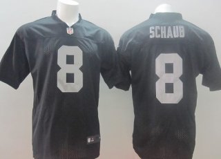 Nike Oakland Raiders #8 Matt Schaub Black Elite Jersey