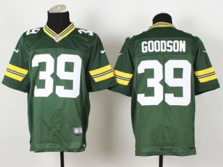 Nike Green Bay Packers #39 Demetri Goodson Green Elite Jersey