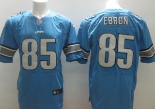 Nike Detroit Lions #85 Eric Ebron Light Blue Elite Jersey