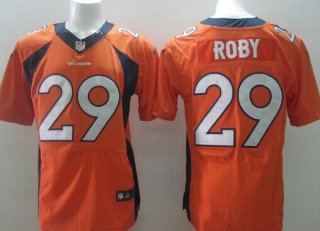 Nike Denver Broncos #29 Bradley Roby 2013 Orange Elite Jersey