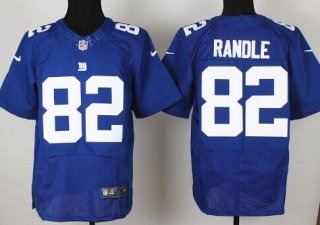 Nike New York Giants #82 Rueben Randle Blue Elite Jersey