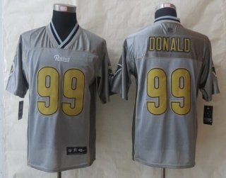 Nike St. Louis Rams #99 Aaron Donald 2013 Gray Vapor Elite Jersey