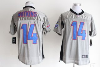 Nike Buffalo Bills #14 Sammy Watkins Gray Shadow Elite Jersey