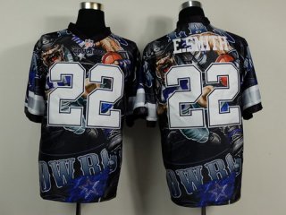 Nike Dallas Cowboys #22 Emmitt Smith 2014 Fanatic Fashion Elite Jersey