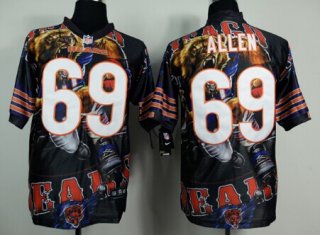 Nike Chicago Bears #69 Jared Allen 2014 Fanatic Fashion Elite Jersey