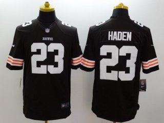 Nike Cleveland Browns #23 Joe Haden Brown Limited Jersey