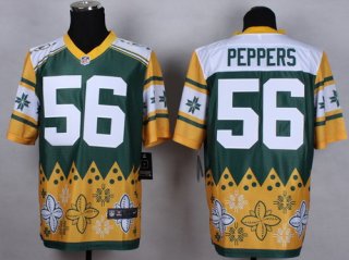 Nike Green Bay Packers #56 Julius Peppers 2015 Noble Fashion Elite Jersey