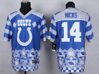 Nike Indianapolis Colts #14 Hakeem Nicks 2015 Noble Fashion Elite Jersey