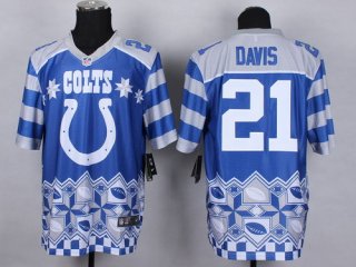 Nike Indianapolis Colts #21 Vontae Davis 2015 Noble Fashion Elite Jersey