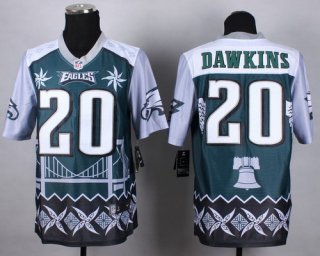 Nike Philadelphia Eagles #20 Brian Dawkins 2015 Noble Fashion Elite Jersey