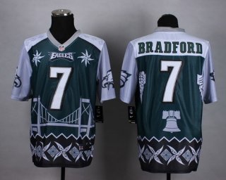 Nike Philadelphia Eagles #7 Sam Bradford 2015 Noble Fashion Elite Jersey