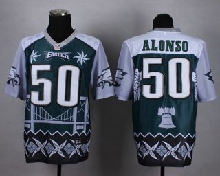 Nike Philadelphia Eagles #50 Kiko Alonso 2015 Noble Fashion Elite Jersey