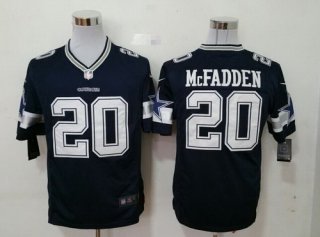 Nike Dallas Cowboys #20 Darren McFadden Blue Game Jersey