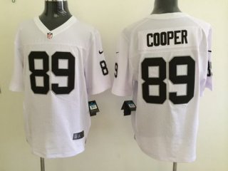 Nike Oakland Raiders #89 Amari Cooper White Elite Jersey