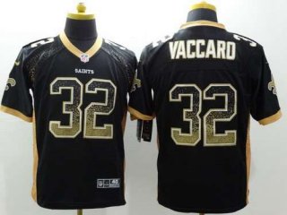 Men's New Orleans Saints #32 Kenny Vaccaro Nike Drift Fashion Black Elite Jersey