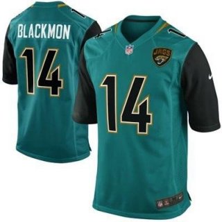 Men's Jacksonville Jaguars #14 Justin Blackmon 2013 Nike Green Game Jersey