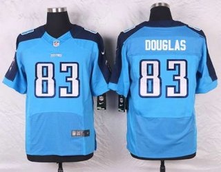 Men's Tennessee Titans #83 Harry Douglas Light Blue Team Color NFL Nike Elite Jersey