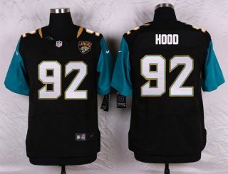 Men's Jacksonville Jaguars #92 Ziggy Hood Black Team Color NFL Nike Elite Jersey