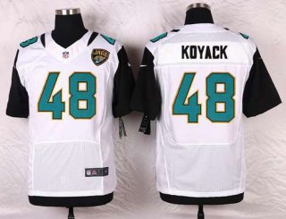 Men's Jacksonville Jaguars #48 Ben Koyack White Road NFL Nike Elite Jersey