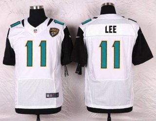 Men's Jacksonville Jaguars #11 Marqise Lee White Road NFL Nike Elite Jersey