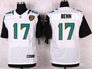 Men's Jacksonville Jaguars #17 Arrelious Benn White Road NFL Nike Elite Jersey