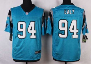 Men's Carolina Panthers #94 Kony Ealy Light Blue Alternate NFL Nike Elite Jersey