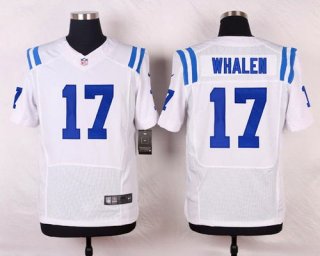 Men's Indianapolis Colts #17 Griff Whalen White Road NFL Nike Elite Jersey