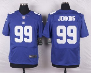 Men's New York Giants #99 Cullen Jenkins Royal Blue Team Color NFL Nike Elite Jersey