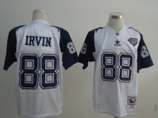 Dallas Cowboys #88 Michael Irvin White Thanksgivings 75TH Throwback Jersey