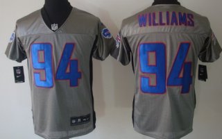 Nike Buffalo Bills #94 Mario Williams Gray Shadow Elite Jersey